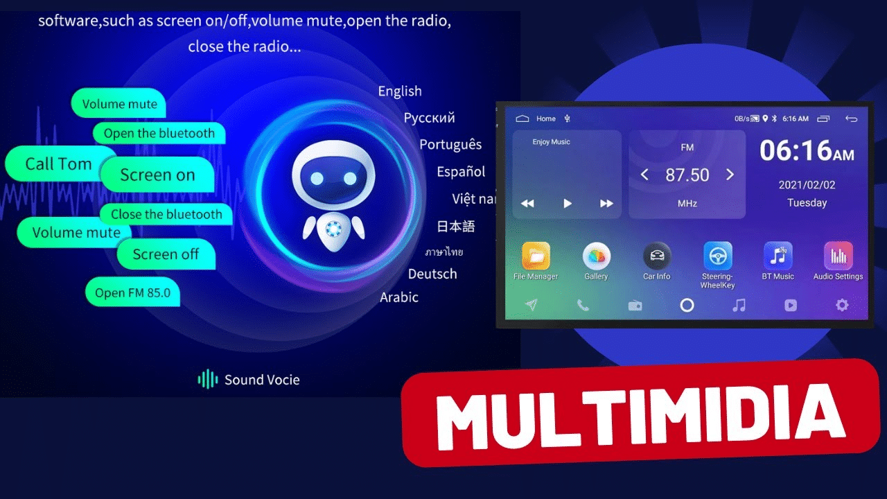 Activation unique de l’assistant vocal IA Toppal pour système multimédia automobile